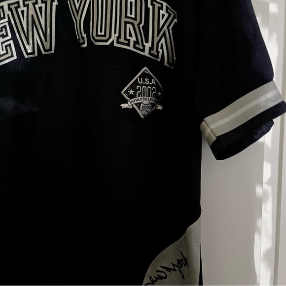 vintage 2002 New York Trust USA Athletic League Jersey - Picture 3 of 7